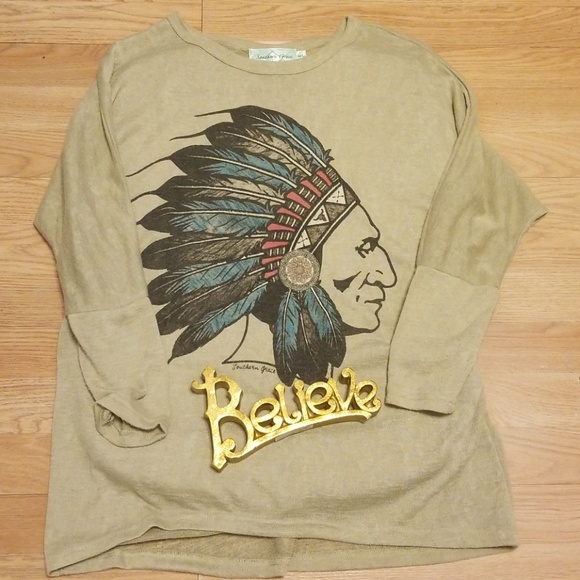 southern grace Tops - Indian Headdress Southern Grace Top